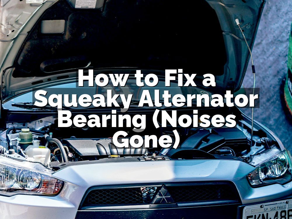 How to Fix a Squeaky Alternator Bearing (Noises Gone)