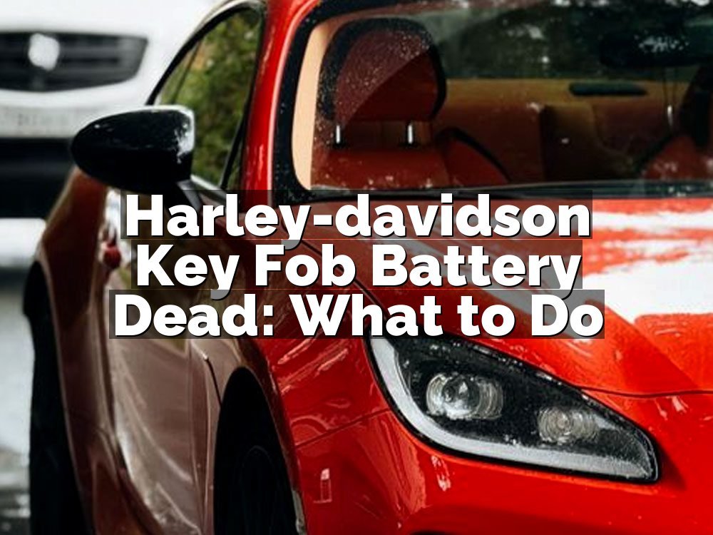 Harley-davidson Key Fob Battery Dead: What to Do