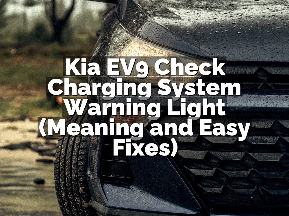 Kia EV9 Check Charging System Warning Light (Meaning and Easy Fixes)