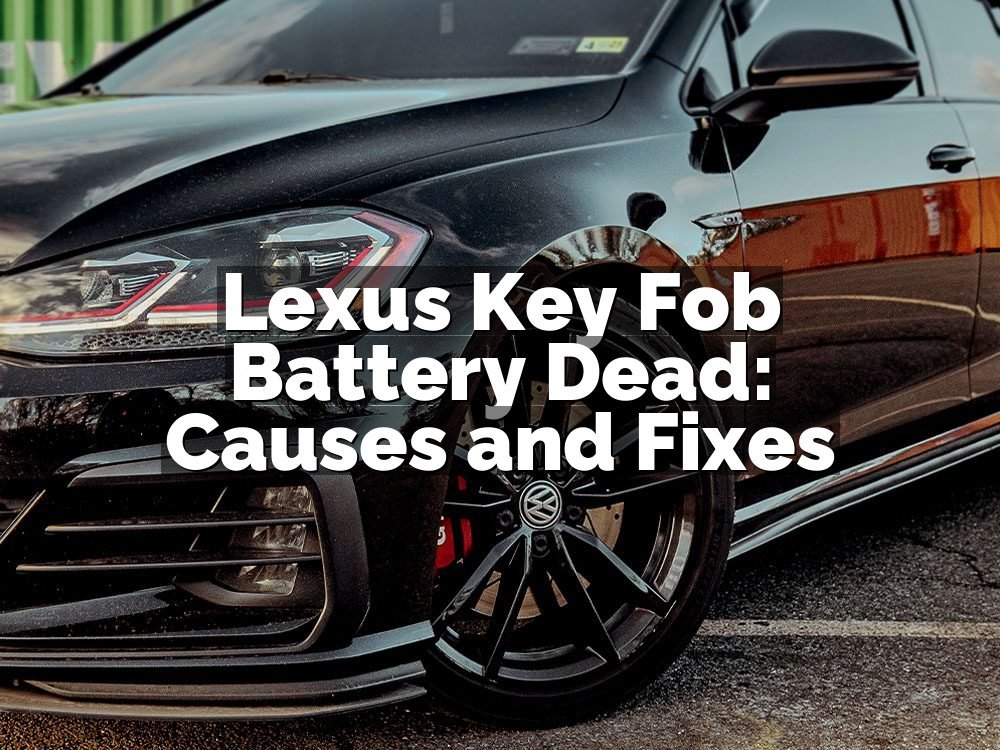 Lexus Key Fob Battery Dead: Causes and Fixes