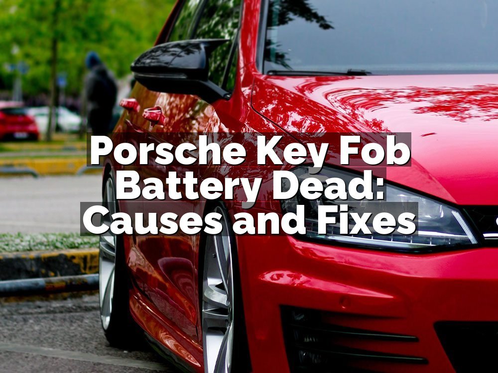 Porsche Key Fob Battery Dead: Causes and Fixes